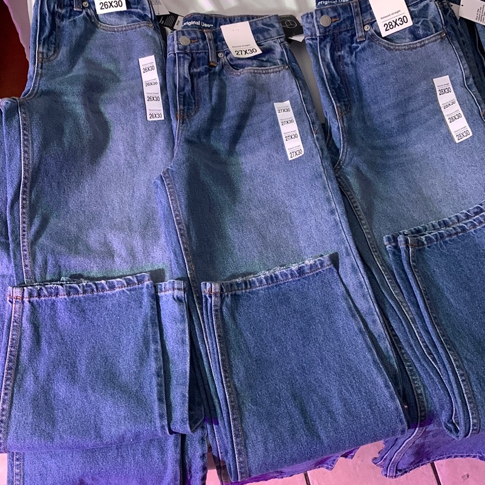 Original Use dark blue jeans. Various sizes